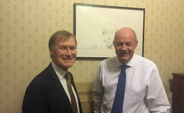Sir David meets with Work and Pensions Secretary